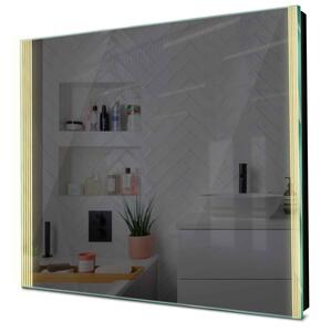 Oglinda LED patrata cu lumina LED calda Gama Edge Model 7 fara butoane