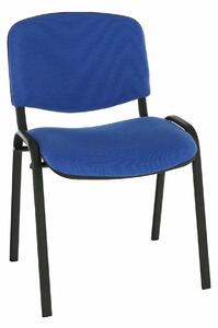 Scaun ISO NEW, albastru/negru, stofa clasica/metal, 53x58x83 cm