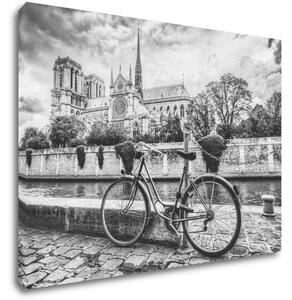 Impresi Tablou Street with an old bicycle - 70 x 50 cm
