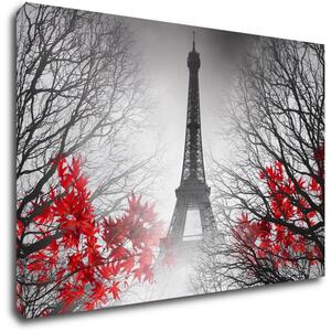 Impresi Tablou Eiffel tower red details - 60 x 40 cm