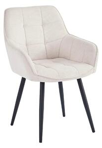 Scaun MARKEN, stofa clasica crem - Vardo 25, 59x62x86 cm