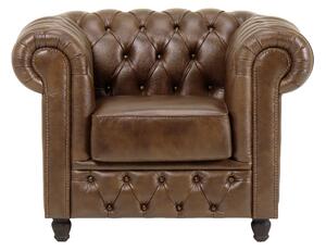 Fotoliu din piele Chesterfield Fleming