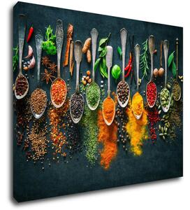 Impresi Tablou Teaspoons and spice - 90 x 70 cm