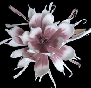 Floare decorativa Echeveria lila-alb ,planta artificiala foam, H100 cm