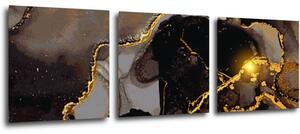 Impresi Tablou Shiny abstract - 90 x 30 cm (3-piese)