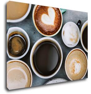 Impresi Tablou Coffee types - 70 x 50 cm