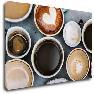 Impresi Tablou Coffee types - 60 x 40 cm