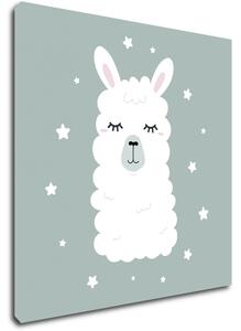 Impresi Tablou Cute lama ilustration - 30 x 30 cm