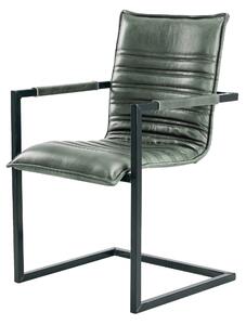 Scaun din piele Nomad Ribbed Tip 1
