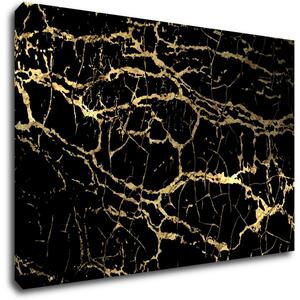 Impresi Tablou Marble black and gold - 60 x 40 cm