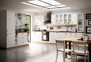 Corp superior bucătărie îngust ROYAL G40, 40x72x32, pin alb scandinav/stejar sălbatic, dreapta
