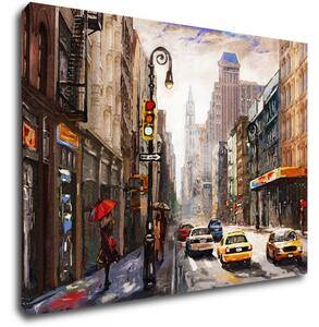 Impresi Tablou New York Painting - 70 x 50 cm