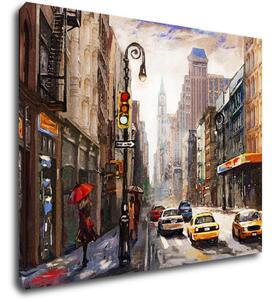 Impresi Tablou New York Painting - 90 x 70 cm