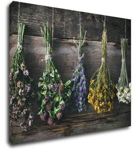 Impresi Tablou Dry flowers - 90 x 70 cm