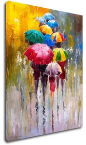 Impresi Tablou Colorful Umbrellas - 70 x 90 cm