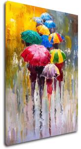 Impresi Tablou Colorful Umbrellas - 50 x 70 cm