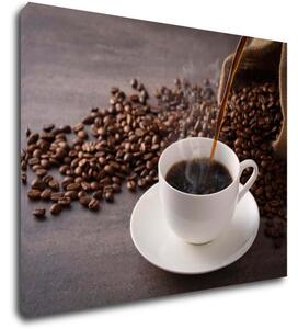 Impresi Tablou Cup Of Coffee White - 90 x 70 cm