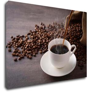 Impresi Tablou Cup Of Coffee White - 70 x 50 cm