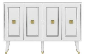Comoda HARTIN, alb, PAL melaminat, 120x30x80 cm