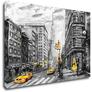 Impresi Tablou New York Yellow Details - 60 x 40 cm