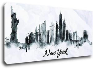Impresi Tablou New York panorama - 90 x 40 cm
