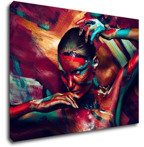 Impresi Tablou Colorful woman - 70 x 50 cm
