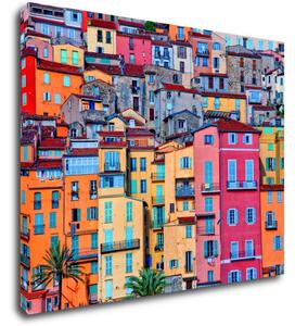 Impresi Tablou Colorful houses - 90 x 70 cm