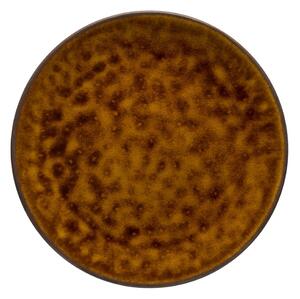 Farfurie/platou din gresie ceramică Costa Nova Roda, ⌀ 28 cm, maro