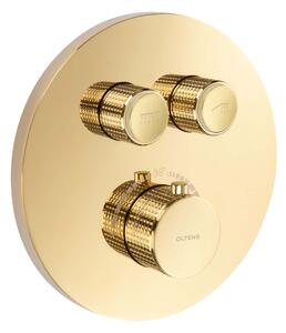 Oltens Onega baterie cadă-duș ascuns cu termostat auriu strălucitor 34601800