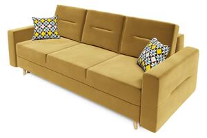 Canapea extensibilă tapițată GISELA, 230x87x90, itaka 33