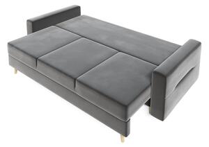 Canapea extensibilă tapițată GISELA, 230x87x87, itaka 34