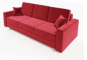 Canapea extensibilă tapițată BRISA, 236x87x90, itaka 34