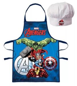 Șorț Avengers și pălărie de bucătar