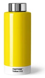 Sticlă de călătorie din oțel inoxidabil galbenă 630 ml - Pantone