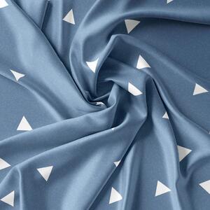 Lenjerie de pat din microfibra Culoare albastru-gri, TRIANGL Dimensiune lenjerie de pat: 70 x 90 cm | 140 x 200 cm
