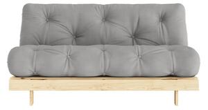 Canapea gri extensibilă 160 cm Roots - Karup Design
