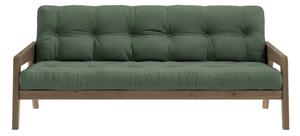 Canapea verde extensibilă 204 cm Grab - Karup Design