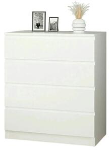 Comoda Gunes, alb, PAL melaminat, 80x46x92 cm
