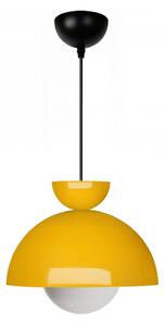 Lustra 241337, galben/negru, metal, 25x15x100/115 cm