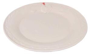 Farfurie din ceramică Antic Line Hen, ⌀ 25 cm, alb