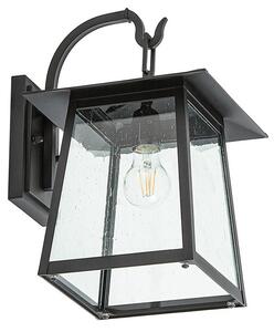 Lămpi de exterior Lucande, Xavon, reglabil, Negru, Balcon, Aluminiu, Casă de țară / Rustic