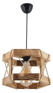 Lustra HEXAGONAL, stejar, lemn, 29x64 cm