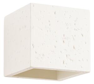 Aplica de perete cu spot QUAD 1xG9/8W/230V, beton/crem - Sollux SL.1844