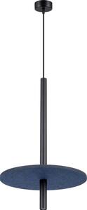 Sollux SL.1881 - Lustră suspendată pe cablu FELTRO 1xG9/8W/230V negru/albastru