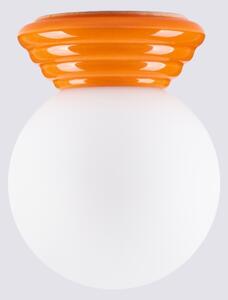 Sollux SL.1893 - Aplică de perete pentru baie ZORI 1xG9/8W/230V IP44 portocalie