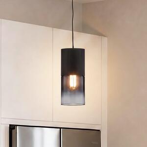 Trio Lighting Lampă suspendată Robin pentru DUOline, negru/gri fumuriu, reglabil, Negru, Camera de zi / sufragerie, Metal, Modern