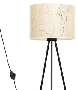 Lampă de podea NEVIA Sollux SL.1854 1xE27/15W/230V marmură/bej