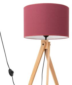 Sollux SL.1907 - Lampă de podea NATT 1xE27/15W/230V, roșie