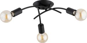 Plafonieră TORIZO 3xE27/15W/230V, neagră