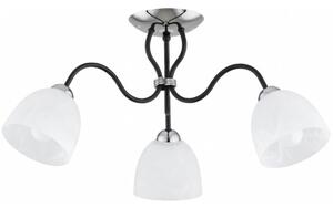 Lustră aplicată ARIEL 3xE27/15W/230V crom lucios/negru
